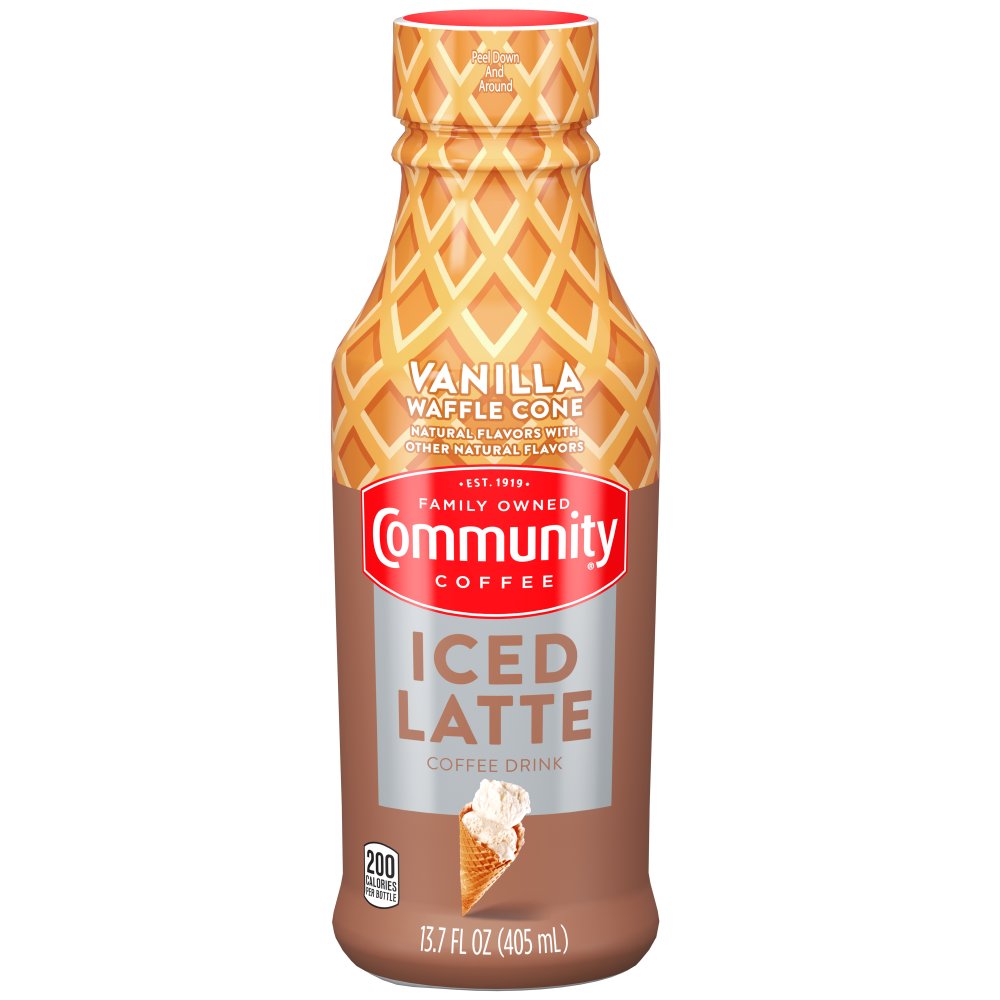 Community Coffee Vanilla Waffle Cone Iced Latte Shop Coffee at HEB