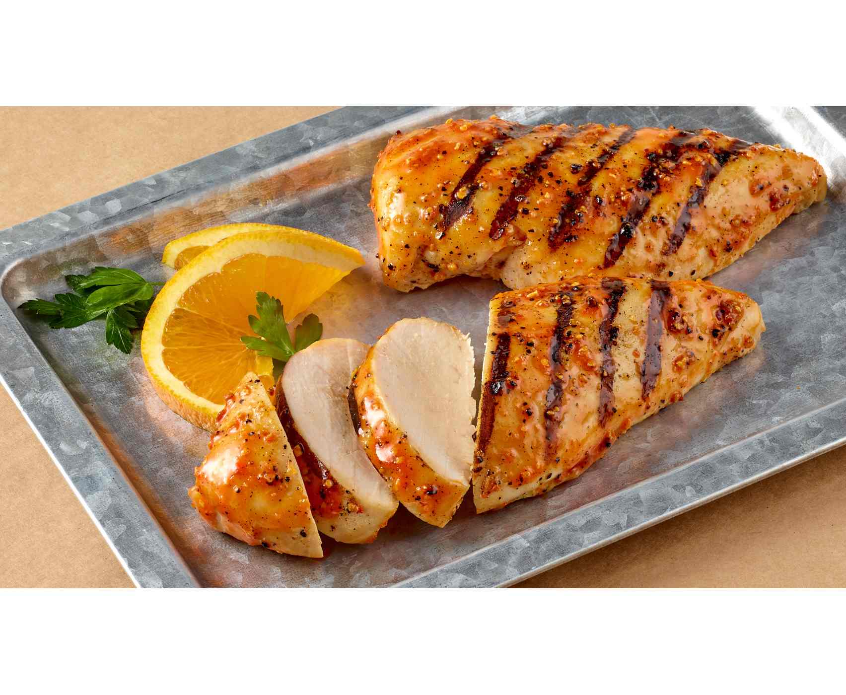 HEB Meat Market Marinated Chicken Breasts CaliforniaStyle Orange