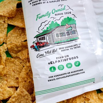 El Patio Salted Tortilla Chips, 10 oz