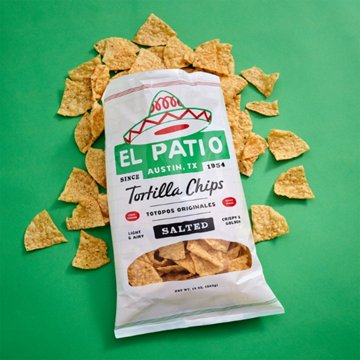 El Patio Salted Tortilla Chips, 10 oz