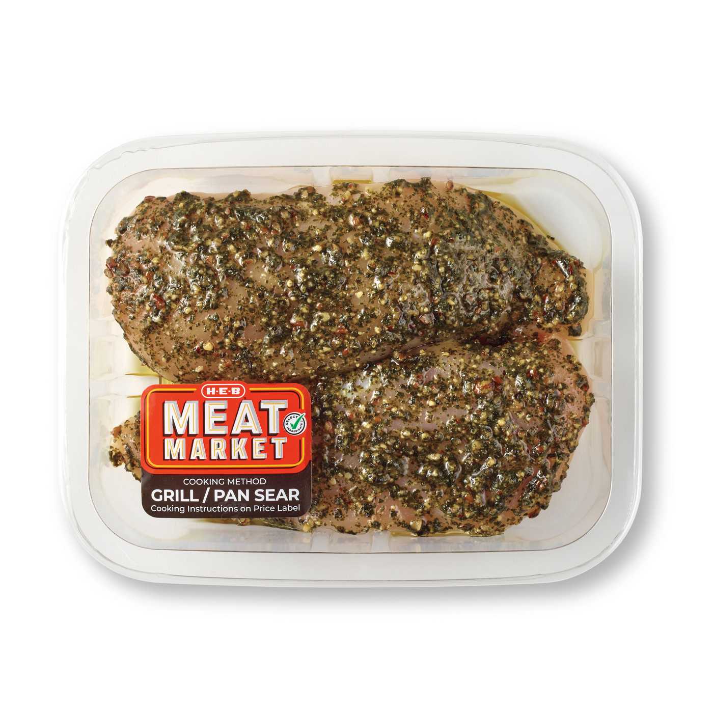 HEB Meat Market Marinated Chicken Breasts Basil Pesto Shop