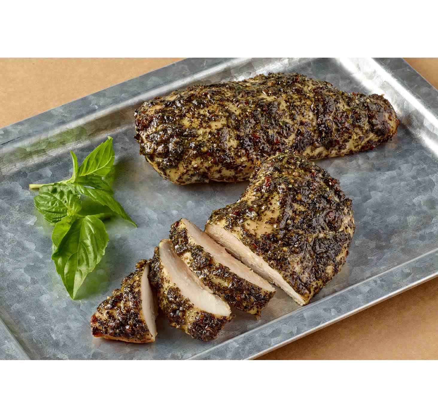 H-E-B Meat Market Marinated Chicken Breasts – Basil Pesto; image 2 of 3