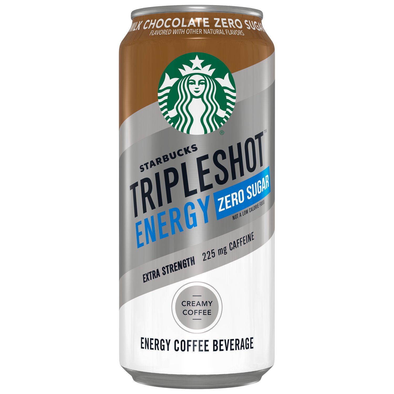 Starbucks Triple Shot Milk Chocolate Zero Sugar Energy Coffee Drink ...