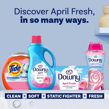 Downy Fabric Softener Dryer Sheets - April Fresh Scent, 240 ct