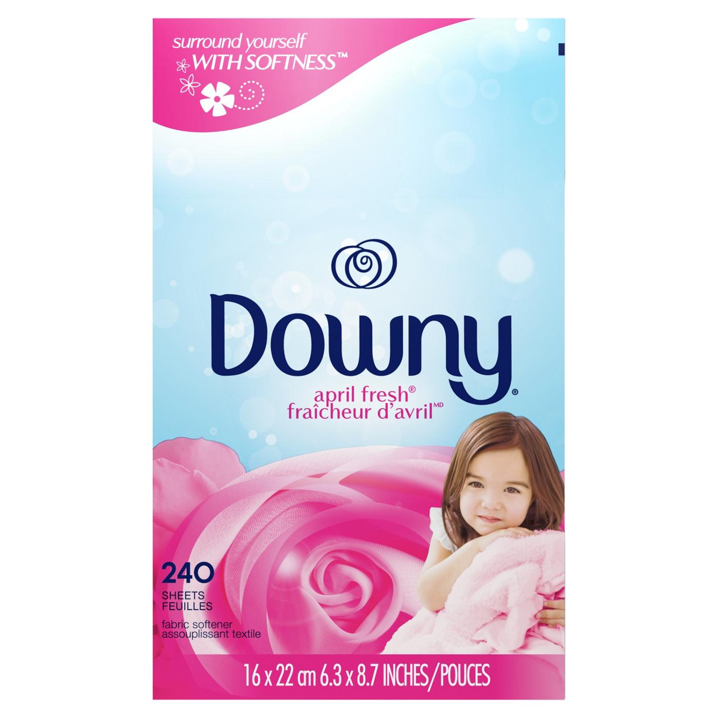 Downy Fabric Softener Dryer Sheets - April Fresh; image 10 of 10