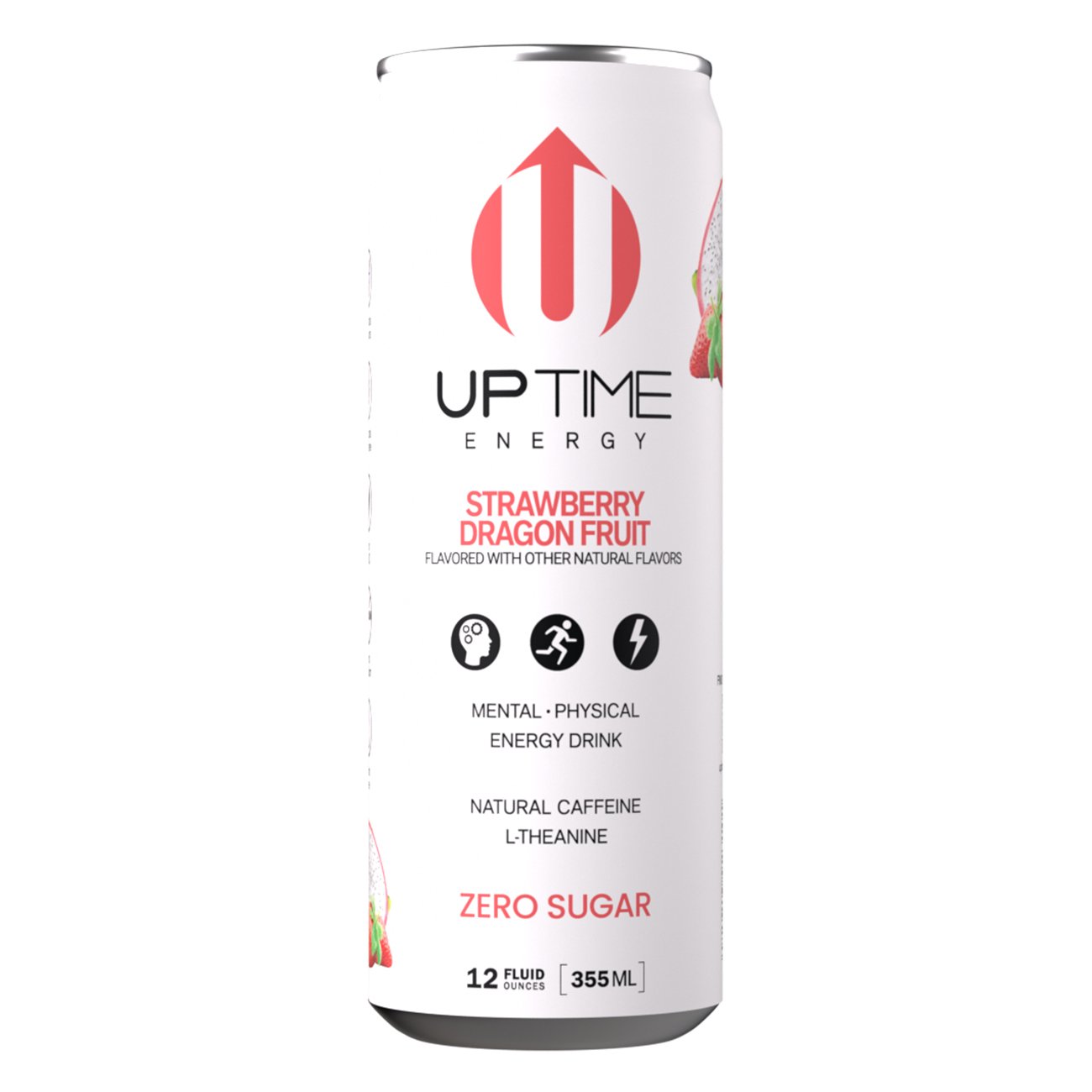 UPTIME Zero Sugar Energy Drink Strawberry Dragon Fruit Shop Diet