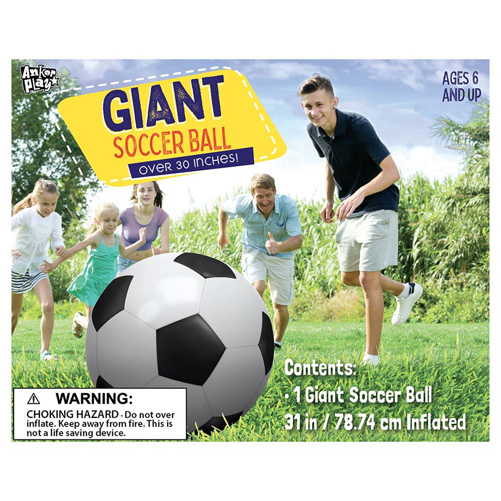 Giant soccer clearance ball