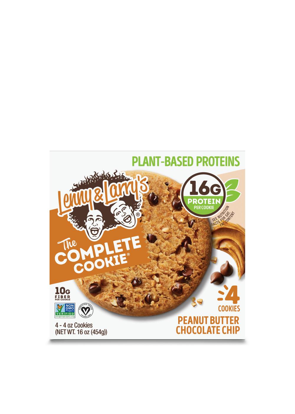 Lenny & Larry's The Complete Cookie Multipack - 16g Protein Peanut Butter Chocolate Chip; image 1 of 3