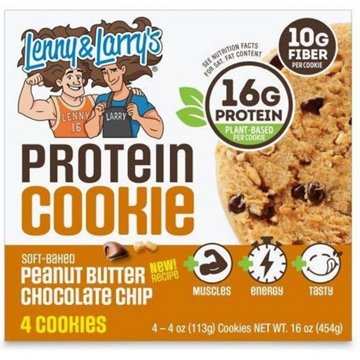 Lenny & Larry's The Complete Cookie Multipack - 16g Protein Peanut Butter Chocolate Chip