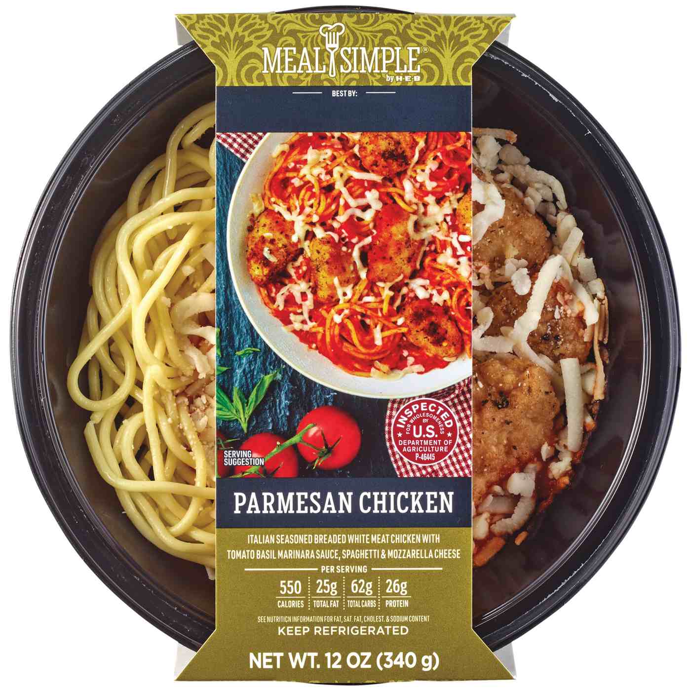 Meal Simple by H-E-B Parmesan Chicken Pasta Bowl; image 2 of 5