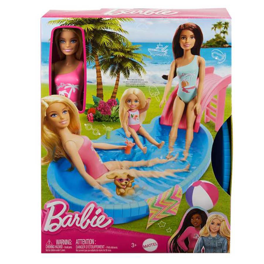 Barbie Blonde Fashion Doll Pool Playset - Shop Playsets at H-E-B