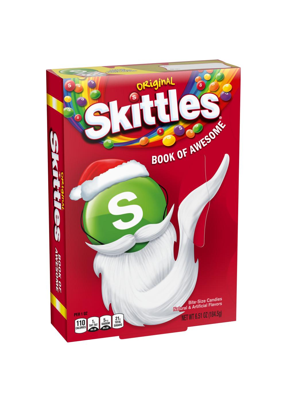 Skittles Original Book of Awesome Christmas Candy Stocking Stuffer; image 1 of 7