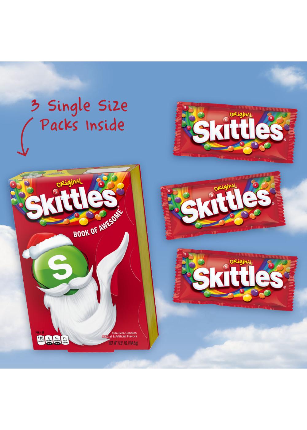 Skittles Original Book of Awesome Christmas Candy Stocking Stuffer; image 4 of 7