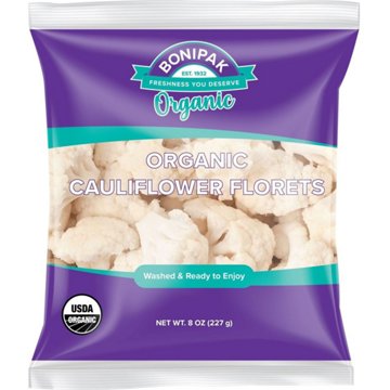 Fresh Organic Steamable Cauliflower Florets, 8 oz