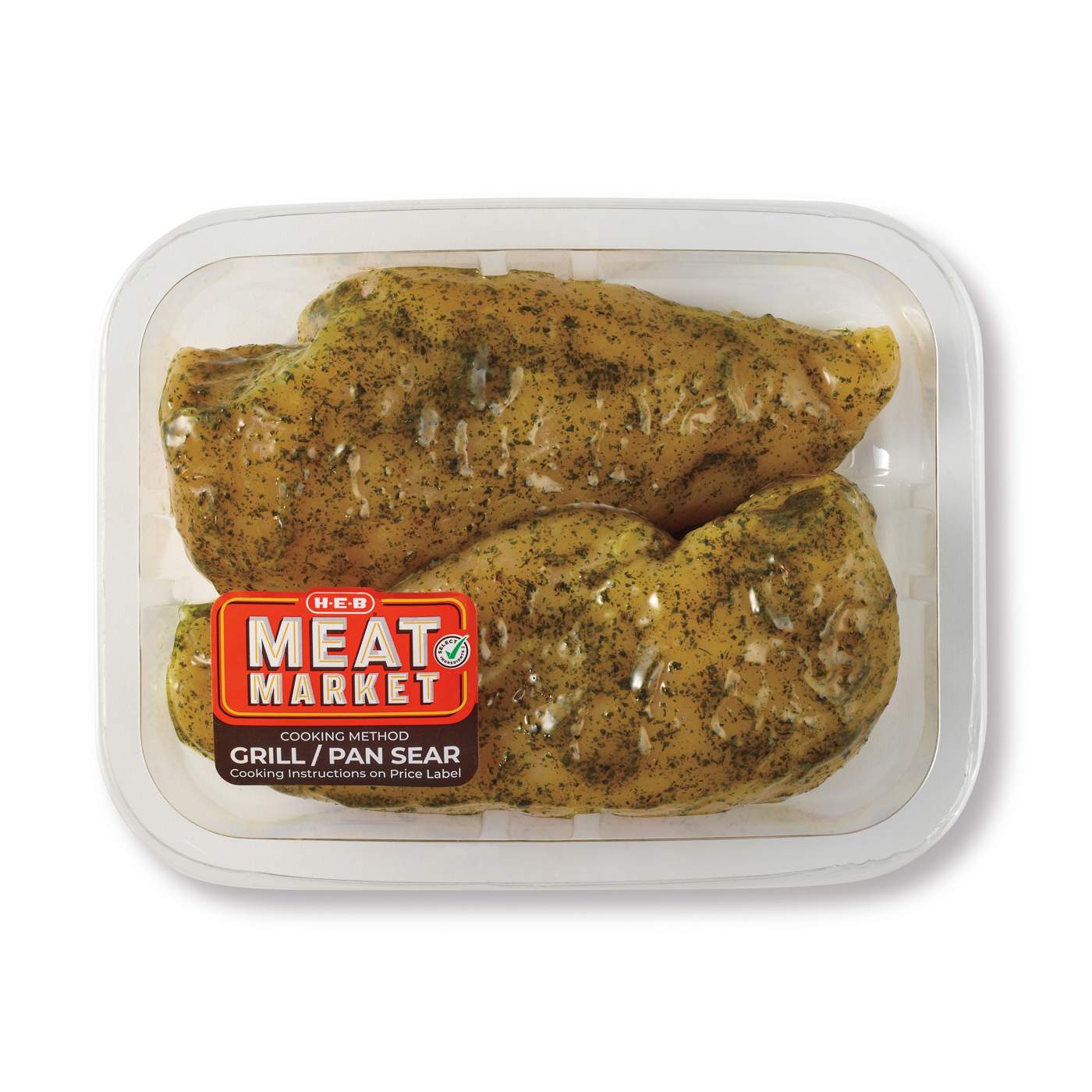 H-E-B Meat Market Marinated Chicken Breasts – Wild Garlic; image 1 of 3