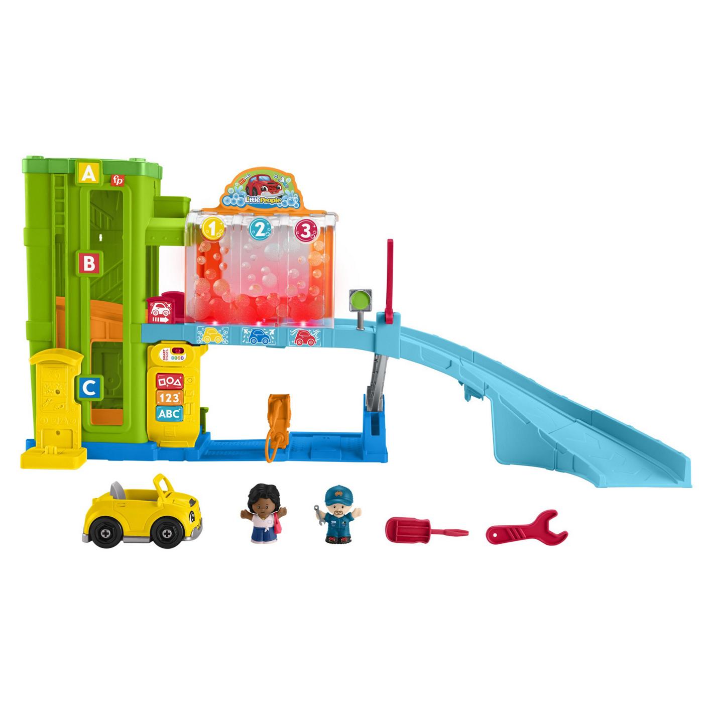 Fisher-Price Little People Light-Up Learning Garage; image 2 of 2