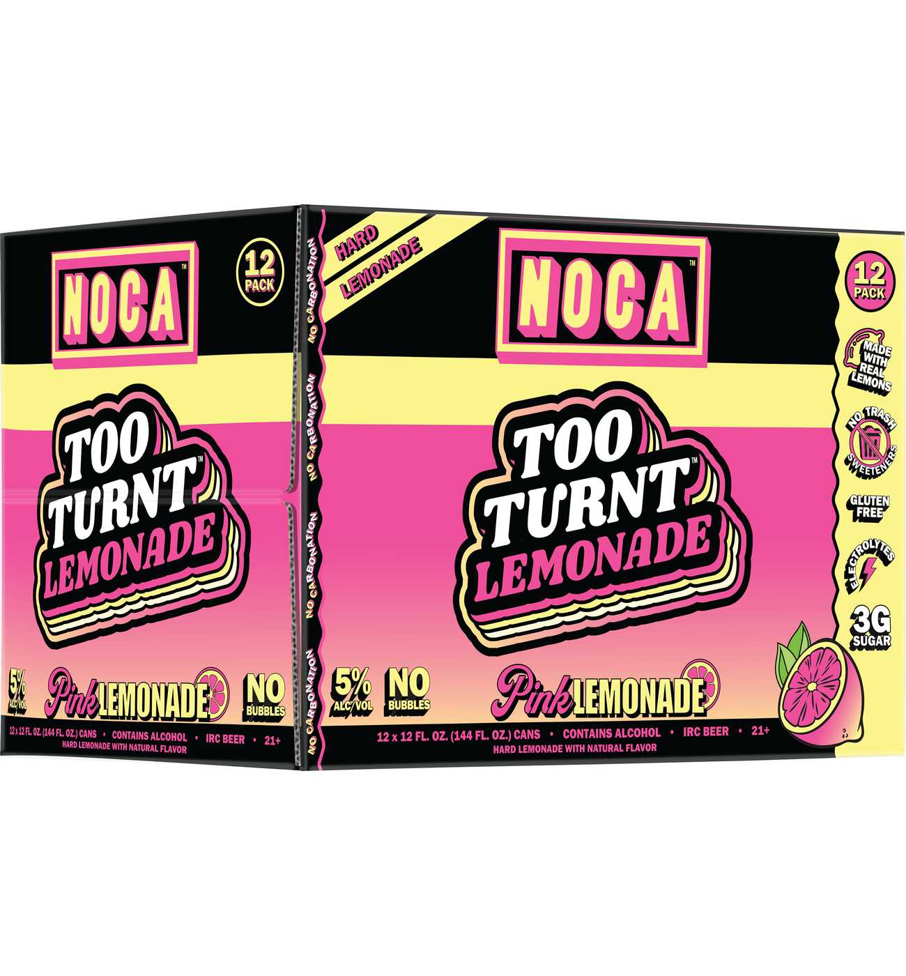 NOCA Livin' Lemonade Pack 12 pk Cans; image 1 of 4