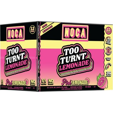 NOCA Livin' Lemonade Pack 12 pk Cans, 12 oz