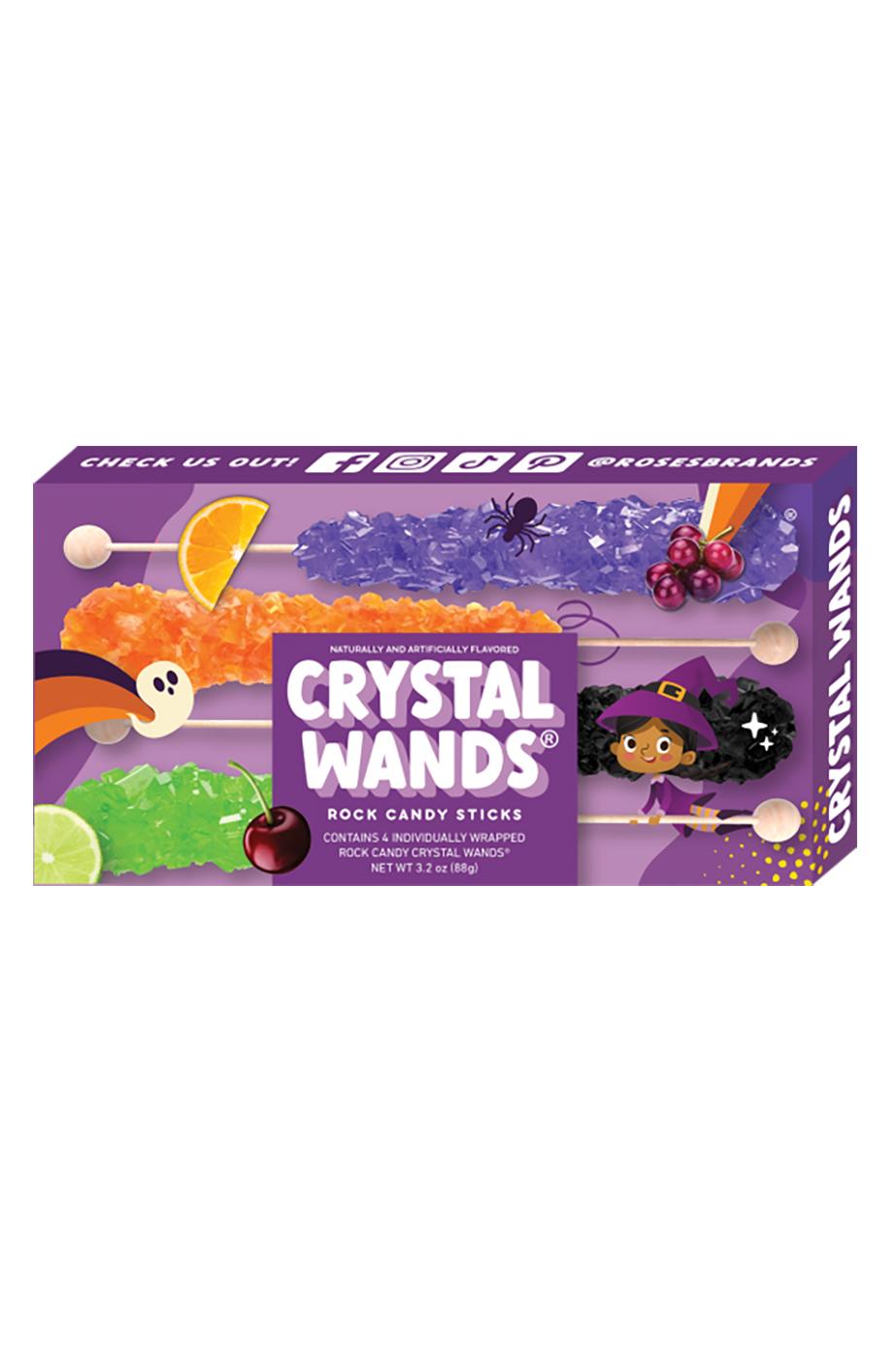 Roses Brands Crystal Wands Halloween  Rock Candy Sticks; image 1 of 2