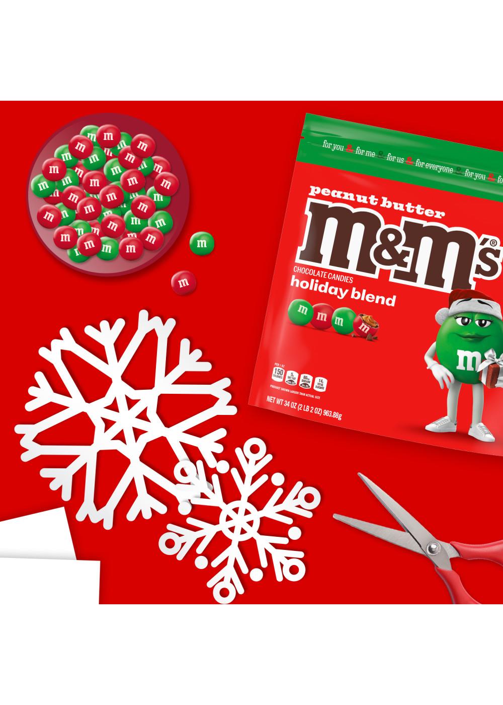 M&M'S Peanut Butter Milk Chocolate Christmas Candy; image 4 of 7