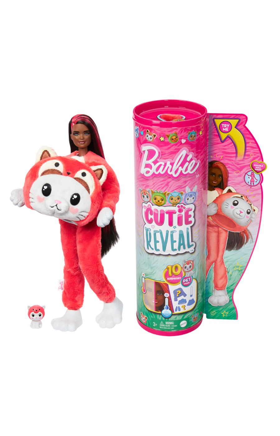 Barbie Cutie Reveal Costume Series Kitten as Red Panda Doll; image 1 of 4