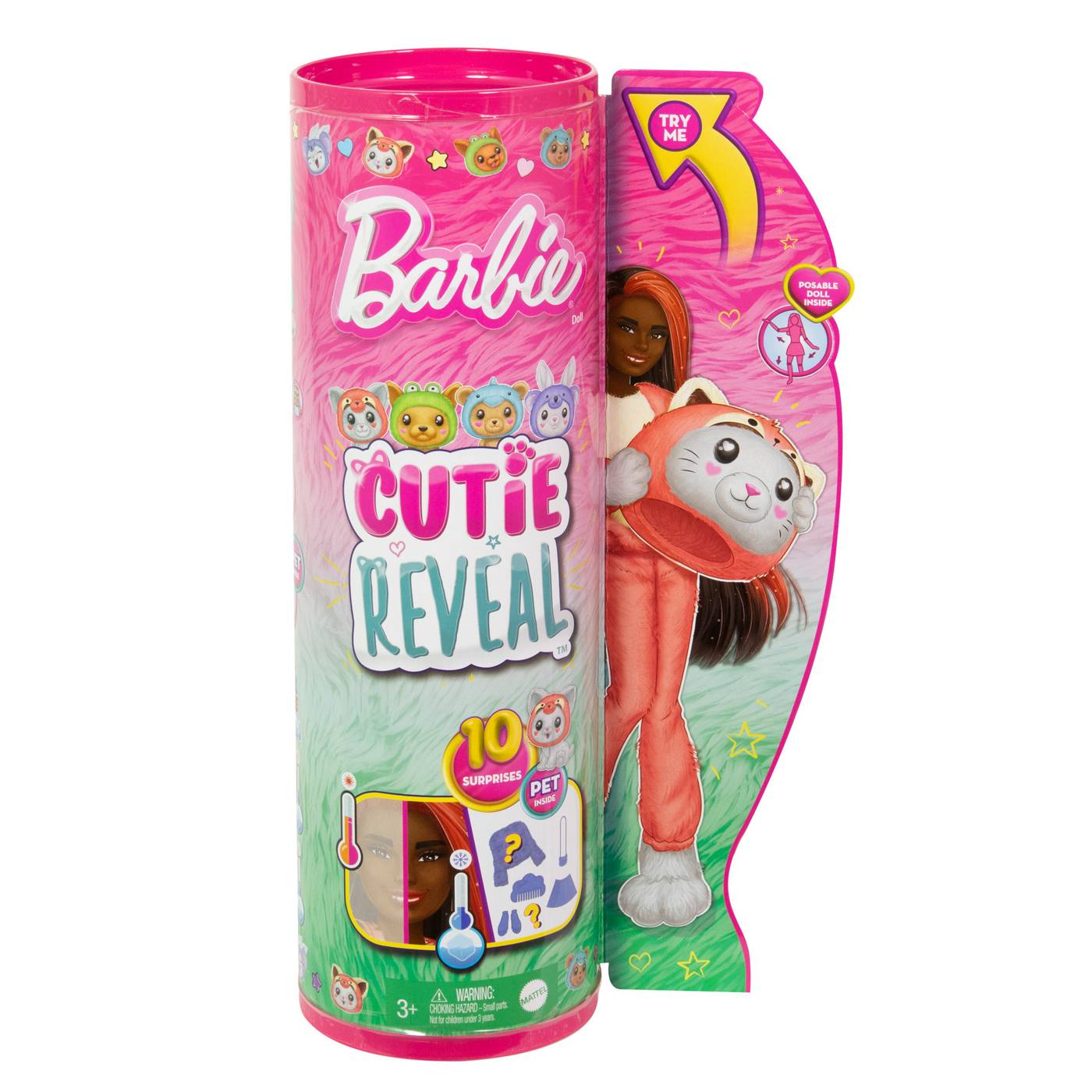 Barbie Cutie Reveal Costume Series Kitten as Red Panda Doll; image 4 of 4