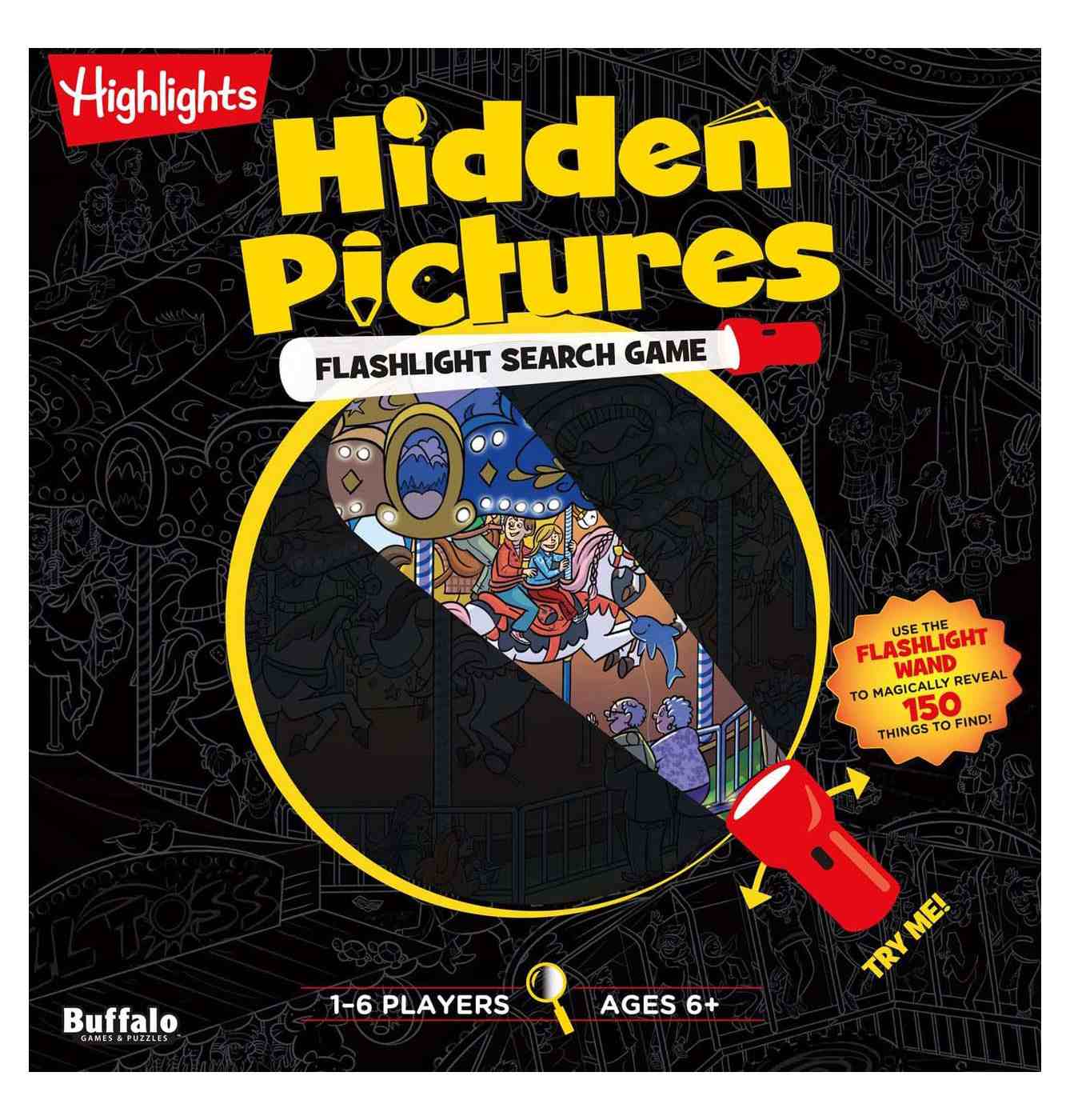 Hidden Pictures Flashlight Search Game; image 1 of 4