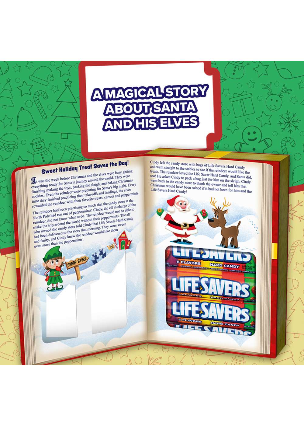 Life Savers 5 Flavors Christmas Hard Candy Storybook Assortment Gift Box; image 3 of 6