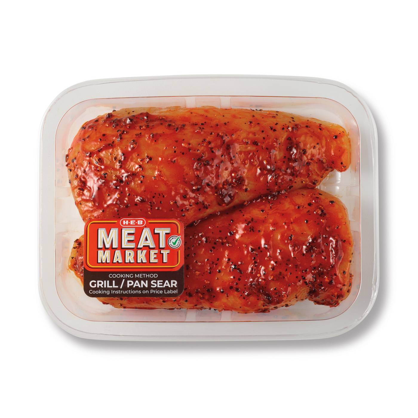 H-E-B Meat Market Marinated Chicken Breasts – Smoky BBQ - Shop Chicken ...