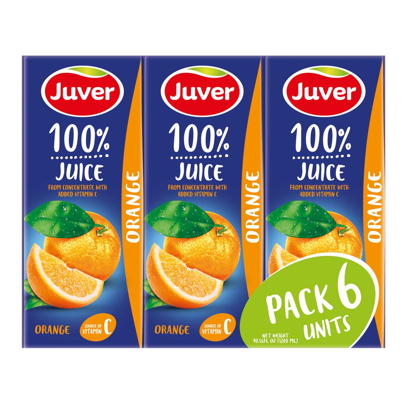 Juver 100% Orange Juice 6.76 oz Boxes; image 1 of 4