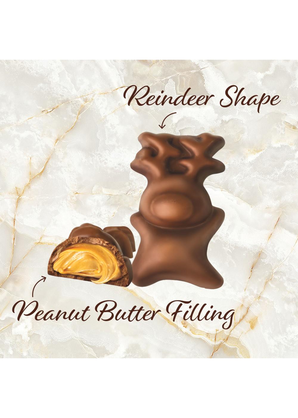 Dove Milk Chocolate Peanut Butter Reindeer Holiday Candy; image 2 of 7