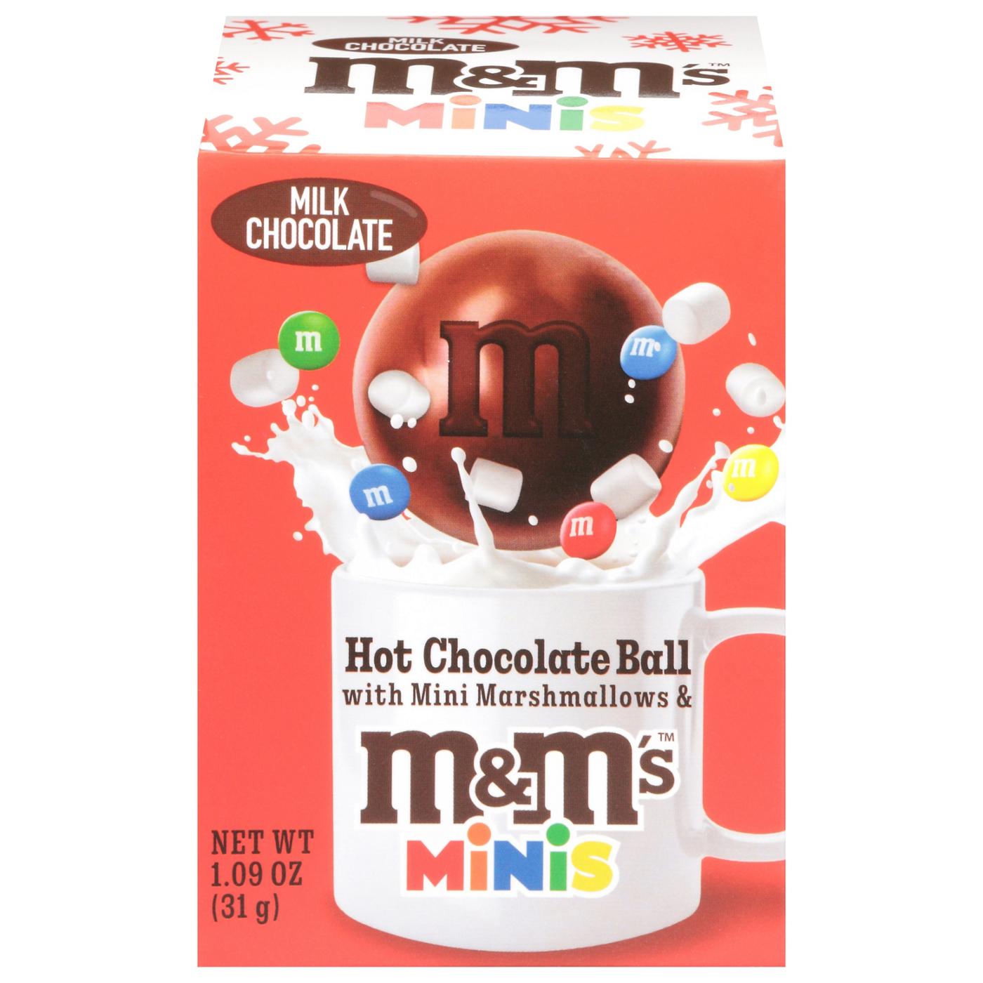 M&M'S Minis Milk Chocolate Holiday Hot Chocolate Ball; image 1 of 3