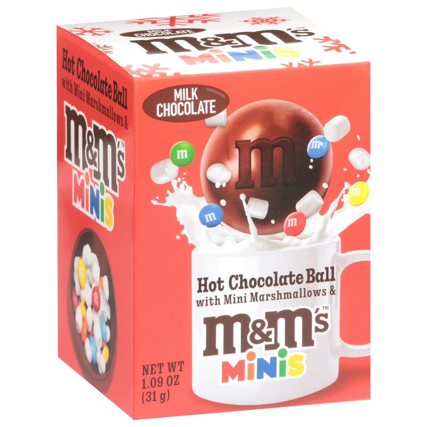 M&M'S Minis Milk Chocolate Holiday Hot Chocolate Ball; image 3 of 3