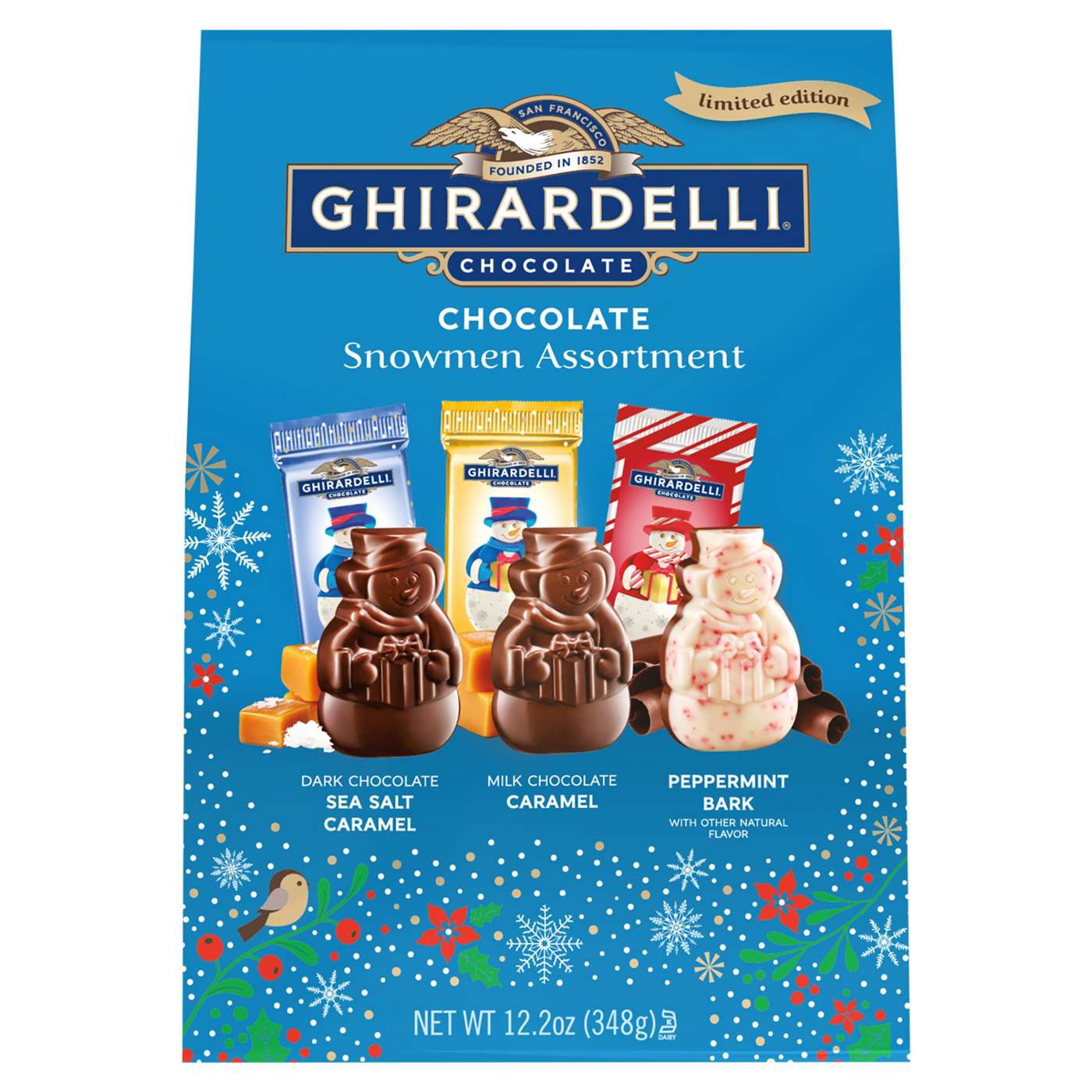 Ghirardelli Holiday Chocolate Snowmen Assortment Shop Candy at HEB