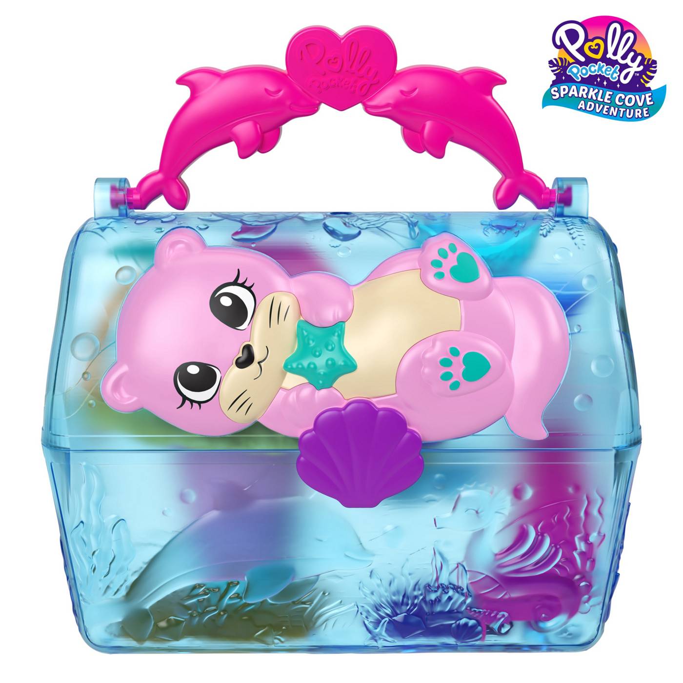 Polly Pocket Sparkle Cove Adventure Island Treasure Chest Playset