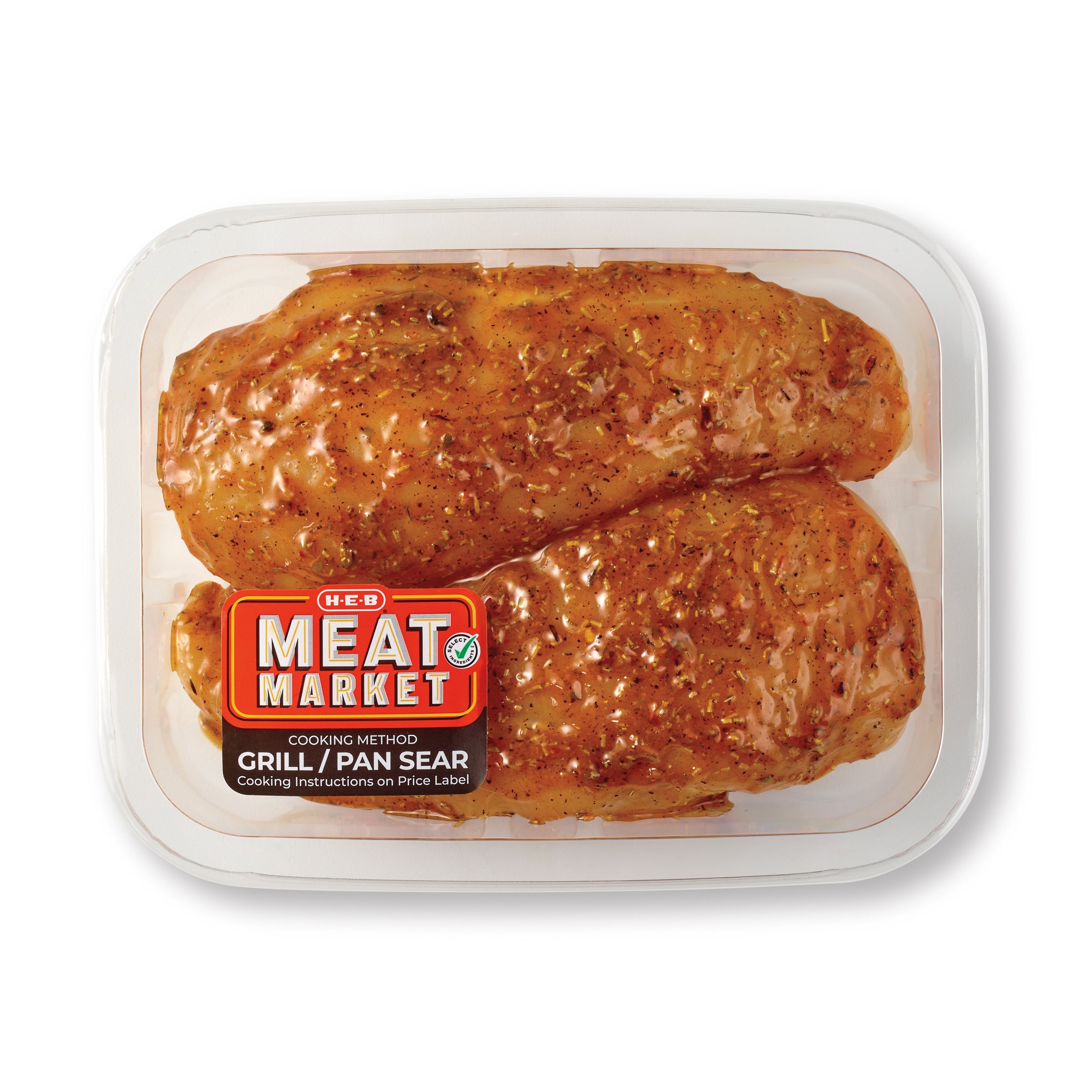 H-E-B Meat Market Marinated Chicken Breasts – Rosemary - Shop Chicken ...