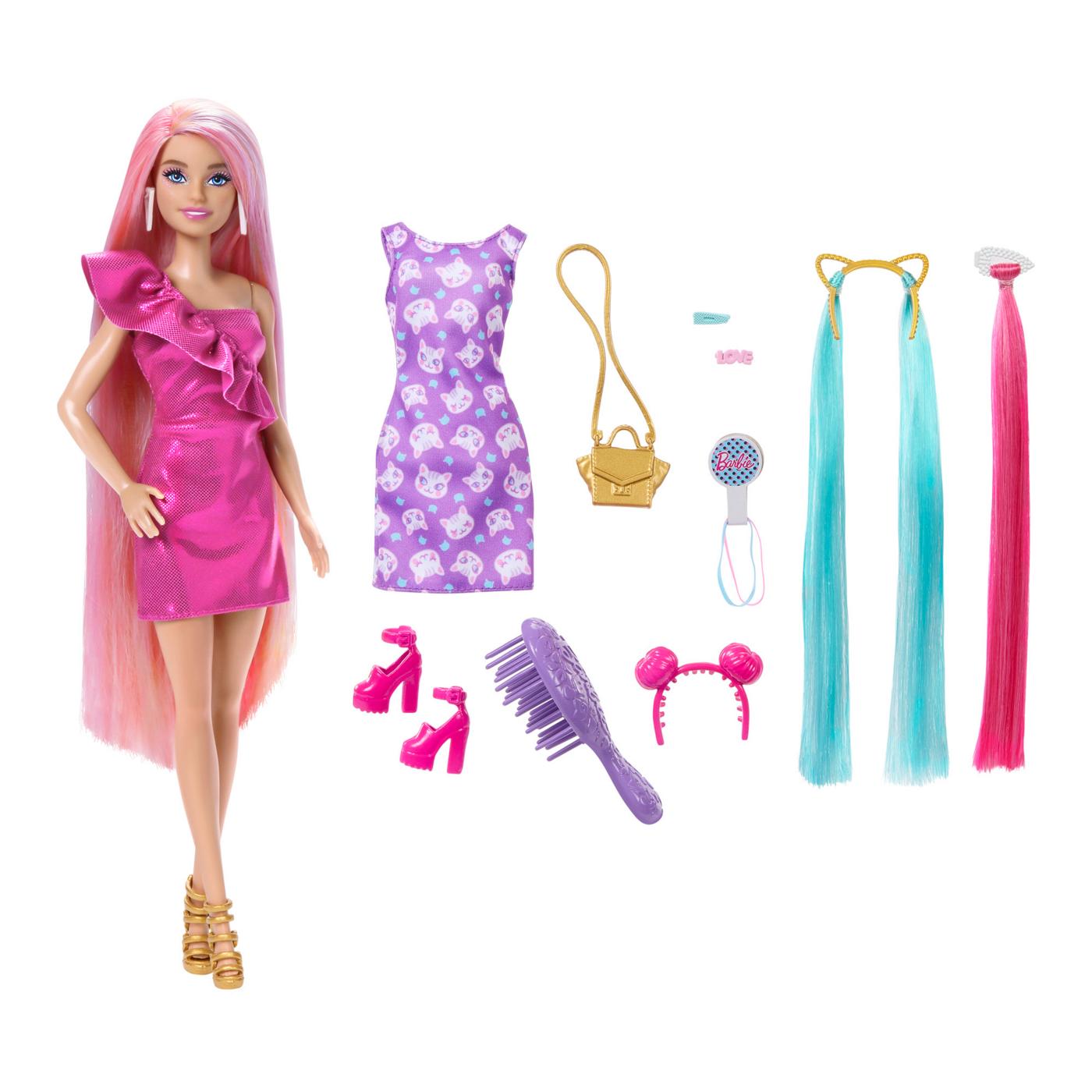 Barbie Fun & Fancy Hair Doll Set; image 2 of 3