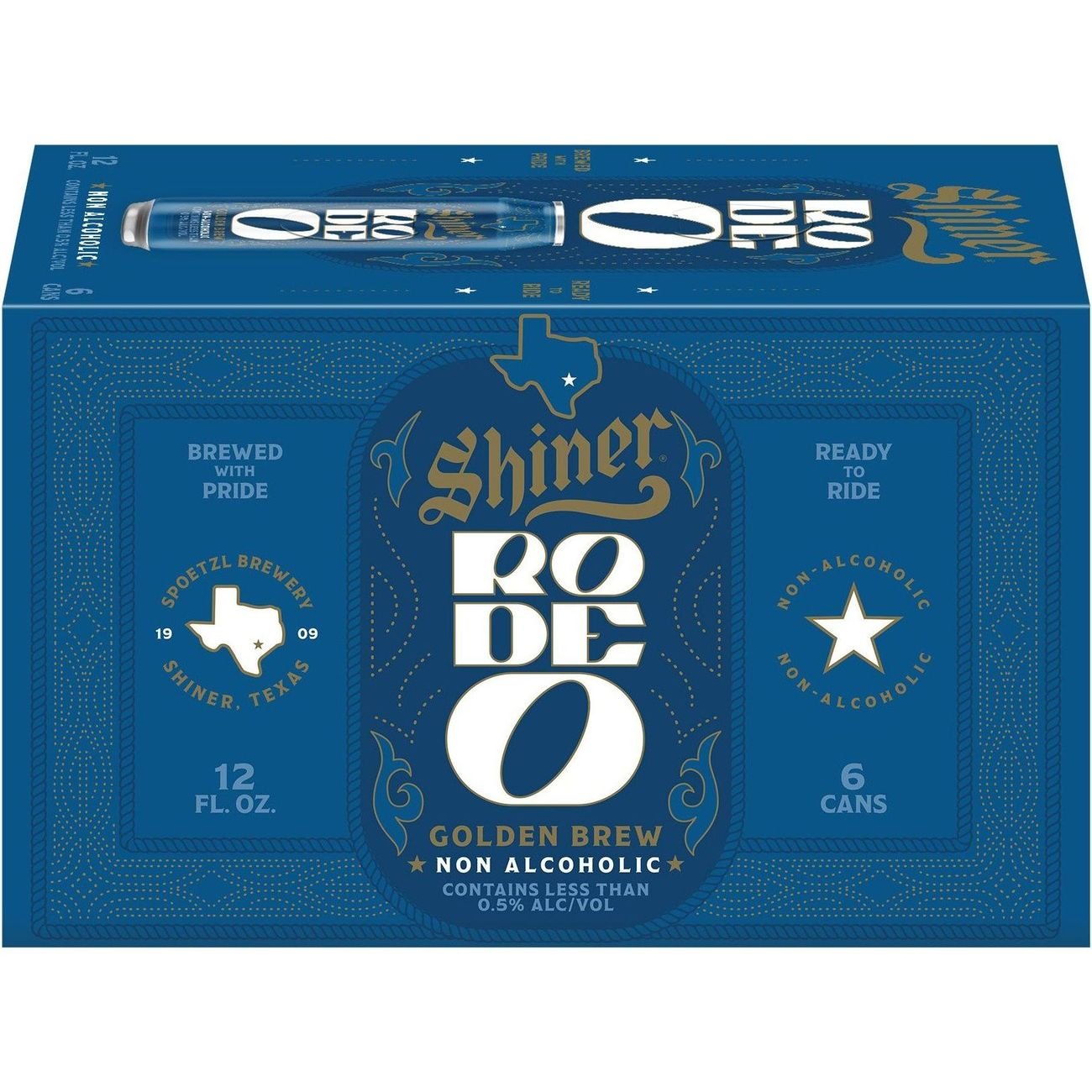 Shiner Rode0 Texas Brew Non Alcoholic 6 pk Cans Shop Beer at HEB