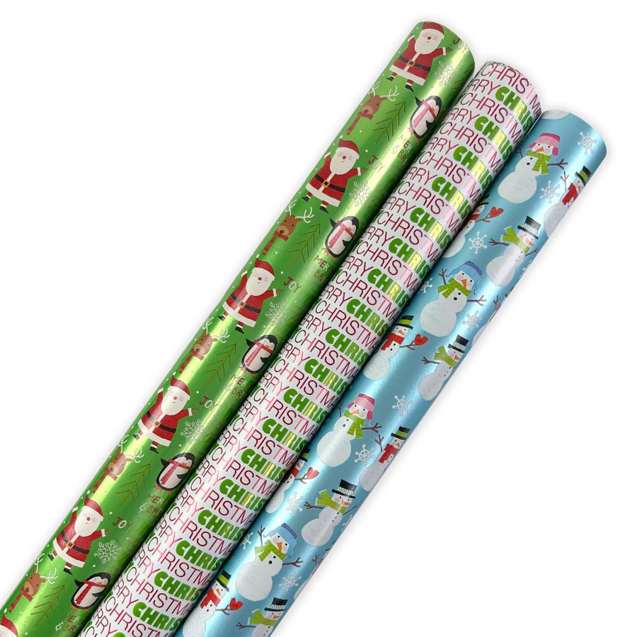 Destination Holiday Reversible Christmas Gift Wrap Rolls - Assorted - Shop  Gift Wrap at H-E-B