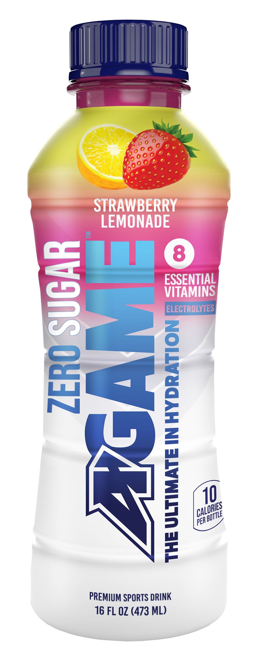 A-Game Strawberry Lemonade Zero Sugar Sports Drink, 16 oz | Central ...