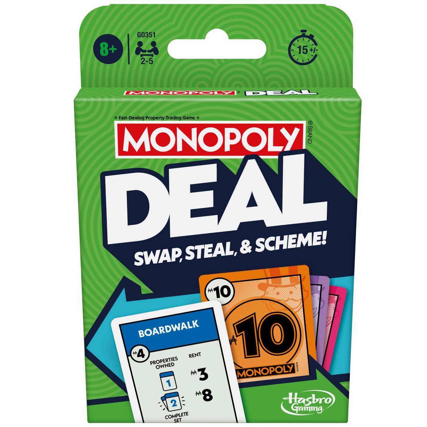 Monopoly Deal Card Game; image 1 of 4
