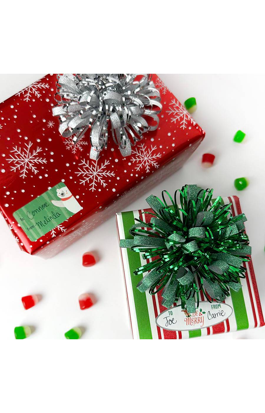 Destination Holiday Reversible Christmas Gift Wrap Rolls Assorted