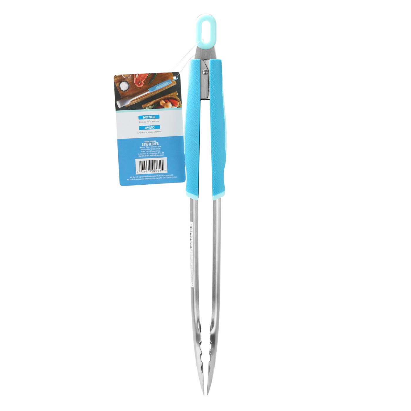 Mr. Bar-B-Q Oversized Locking Tongs - Blue; image 2 of 3