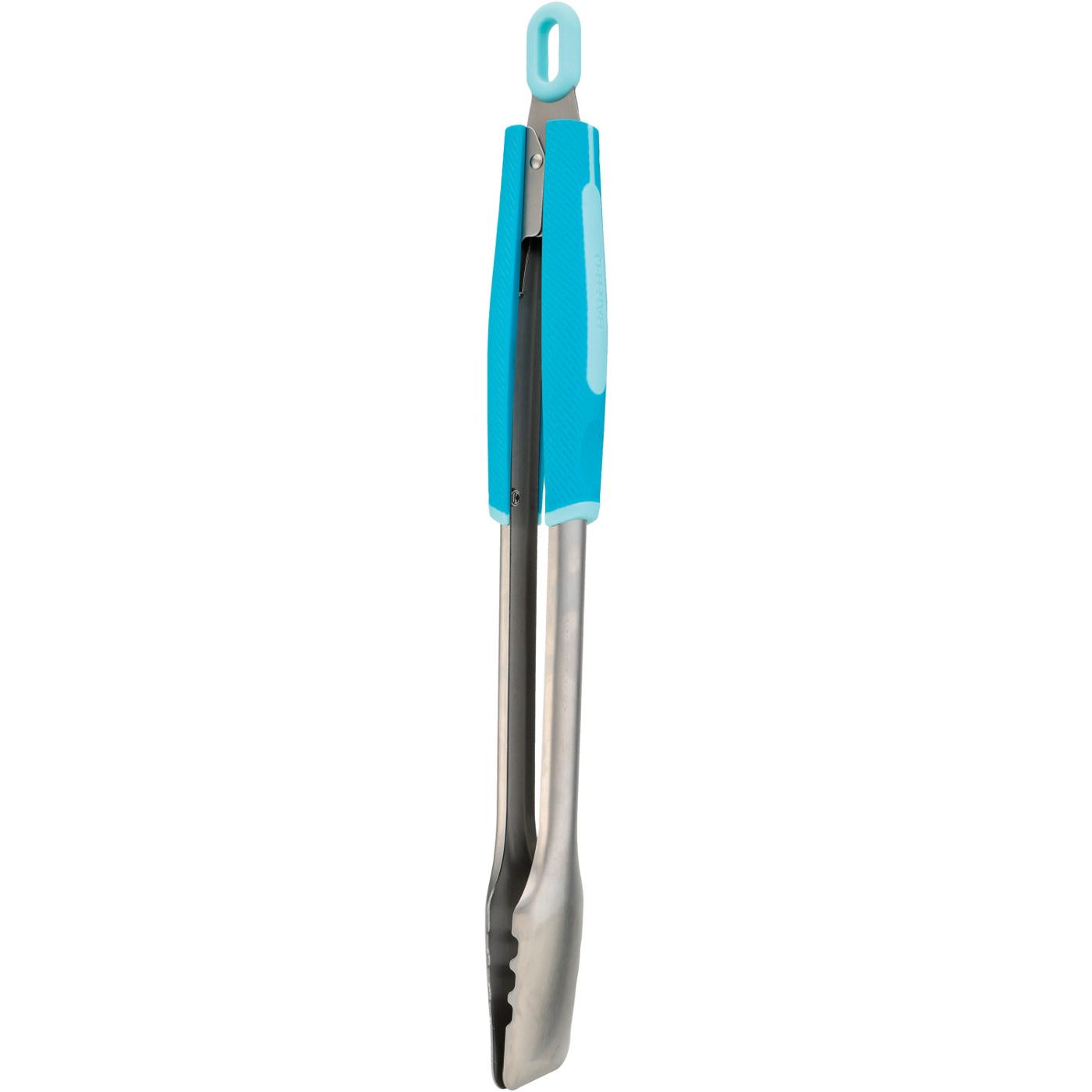 Mr. Bar-B-Q Oversized Locking Tongs - Blue; image 3 of 3