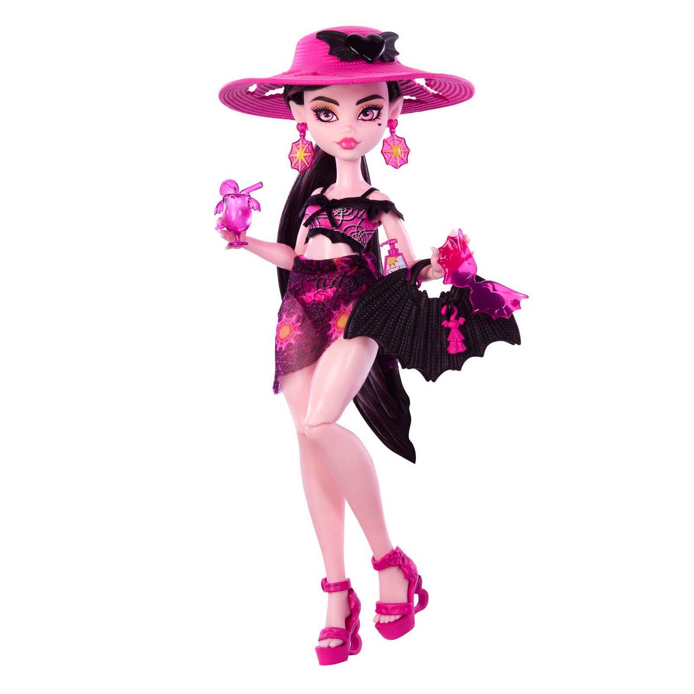 Monster High Scare-Adise Island Draculaura Fashion Doll; image 2 of 3
