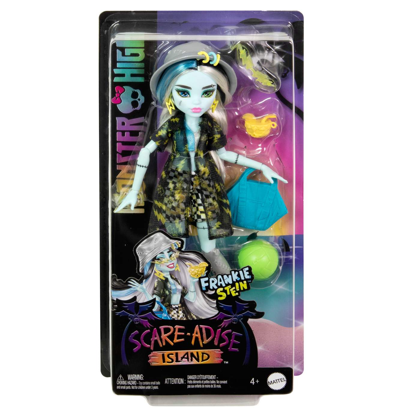 Monster High Scare-Adise Island Frankie Stein Fashion Doll; image 2 of 2