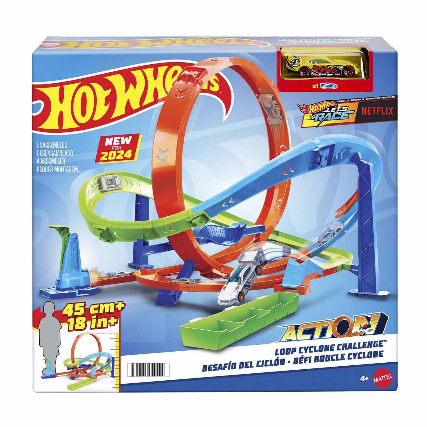 Hot Wheels Action Loop Cyclone Challenge Playset; image 1 of 3