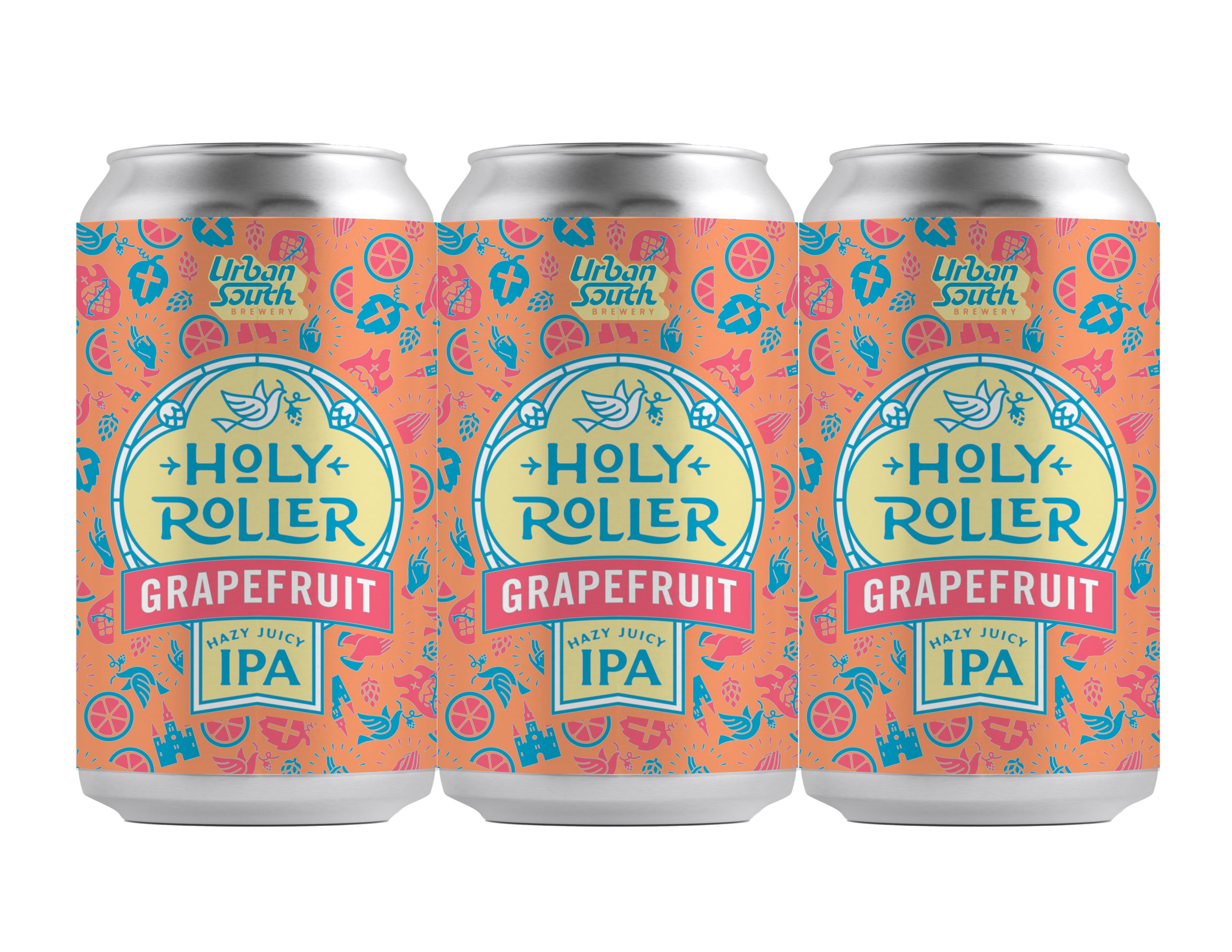 Urban South Brewery Holy Roller Grapefruit Beer 6 pk Cans Shop Beer