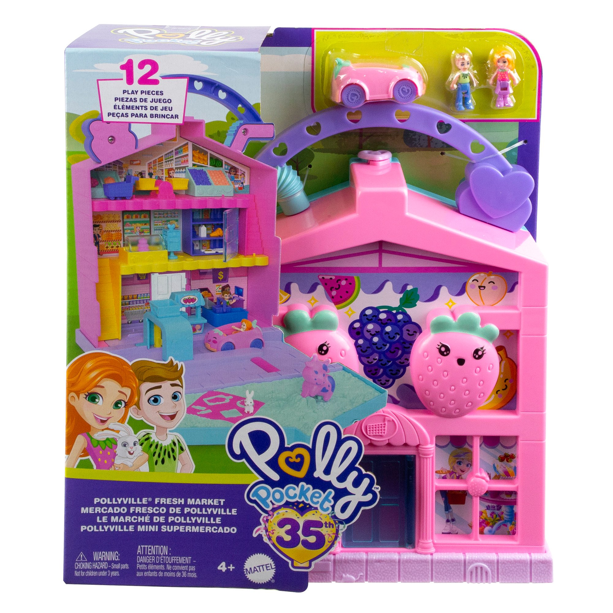 Polly Pocket Pollyville Fresh Market Playset