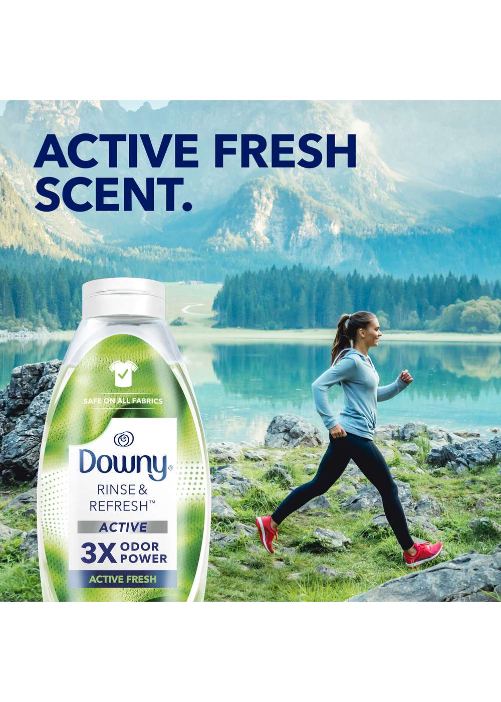 Downy Rinse & Refresh Laundry Odor Remover, 70 Loads - Active Fresh; image 9 of 11